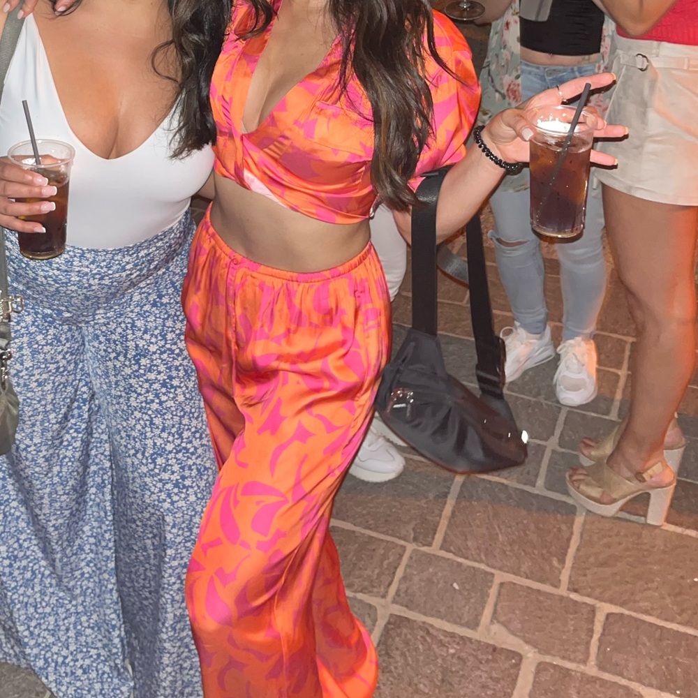 Dynamite Orange and Pink Matching Set